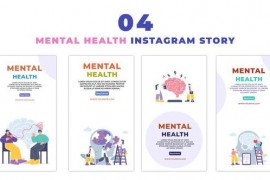 Mental Health 2D Character Instagram Story 47441325