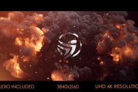 Fire Explosion Logo Reveal 48460256