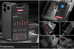 Free Download:Phone 17 Pro Max Mockup 63338157