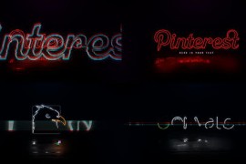 Neon Glitchy Logo 22416507