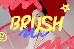 Free Download:Brush Typogtaphy and Elements 60175226