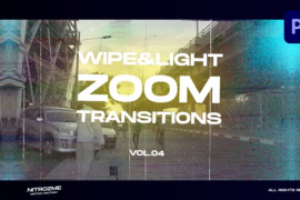 Wipe and Light Zoom Transitions Vol. 04 for Premiere Pro 45849946