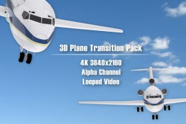 3D Plane Transition Pack 18324765