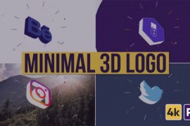 Minimal 3d Logo Reveal 43519229