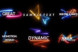 Neon Text Animation 42998100