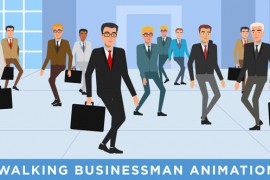 Walking Businessman Animation 21612372