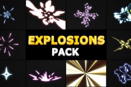 Cartoon Explosions Pack | DaVinci Resolve 50448545