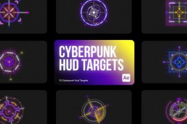 Cyberpunk HUD Targets for After Effects 43960966