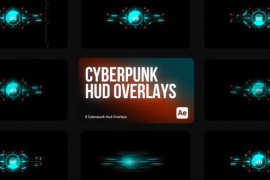 Cyberpunk HUD Overlays for After Effects 43988112