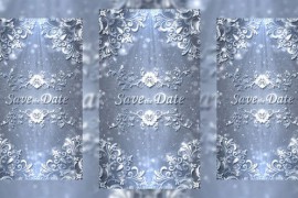 Luxury Silver Wedding Invitation 44460352