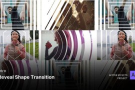 Intro/Opening Video - Reveal Shape Transition After Effects Template 50877412