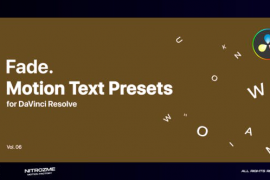 Fade Motion Text Presets Vol. 06 for DaVinci Resolve 47043975