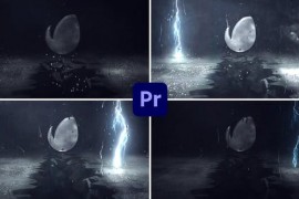 Epic Ground Destruction Text Logo Opener 45548254