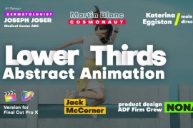 Abstract Lower Thirds Animation | FCPX 49657683