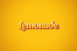 Lemonade Typography 47547559
