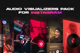 Origin — Instagram Stories music visualizer template pack for After Effects 38587352