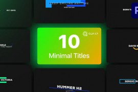 Minimal Titles for Premiere Pro Vol. 05 44828078