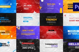 Modern Colorful Titles 44580378