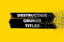 Free Download:Destruction Grunge Titles 27925317