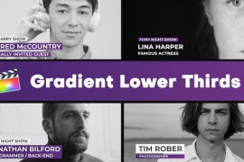 Simple Gradient Lower Thirds | FCPX 48015848