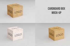 Cardboard Box Mock-up FCP 43420872