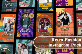 Retro Commercial Instagram Stories Pack 52622673