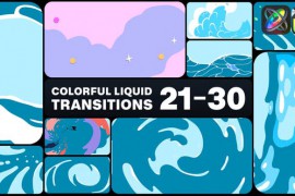 Colorful Liquid Transitions for FCPX 48814195