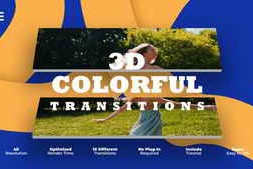 Free Download:3D Colorful Transitions 59920249