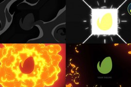 Slow Motion Explosion Logo Opener for DaVinci Resolve 46625259