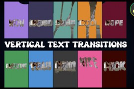 Vertical Text Transitions | DaVinci Resolve 51916050