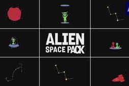 Free Download:Alien Space Pack for After Effects 59121397