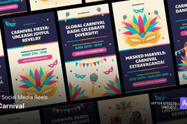 Social Media Reels - Carnival After Effects Template 50238966