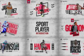 Sport Player Introduction | Mogrt 58042976