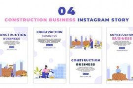 Construction Business and Labors Premium Character Instagram Story 47440599