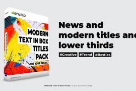 Modern Text in Box Titles | AE 47352960
