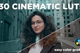 30 CINEMATIC LUTS for Color Grading 47148265