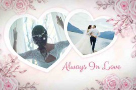 Floral Wedding Photo Slideshow 58055180