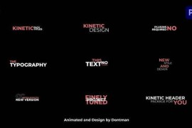 Kinetic Text Titles 1.0 | PP 44356391