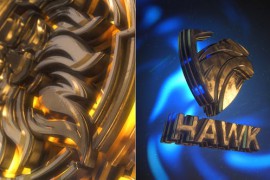 3D Gold & Glass Logo Intro 46668076