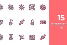 Global Bussines Icon After Effects 49301883