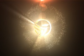 Neon And Particles Logo Reveal 50559805