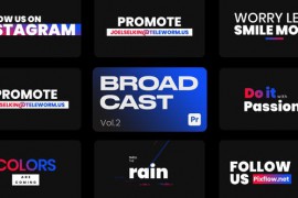Broadcast Titles II for Premiere Pro 43588258