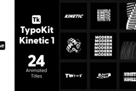 Typo Kit Kinetic V1 Titles for After Effects 44574537