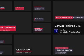 Lower Thirds | MOGRT 43016892