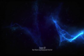 Blue Plasma Loop Backgrounds Pack 6in1 38388344