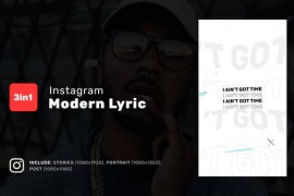 Modern Lyric - Instagram Stories, Portrait, Square 49617470