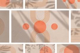 Boho Style Backgrounds Pack 44905773