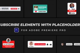 Subscribe Elements with Placeholders | MOGRT 48068094