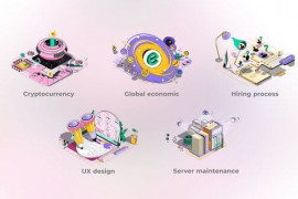 Server Maintenance - Isometric Illustration 44678525