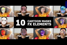 Cartoon Masks | Premiere Pro MOGRT 47138040